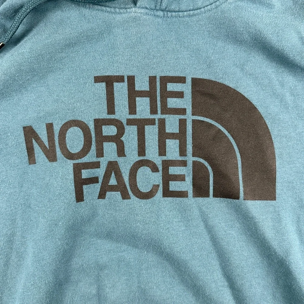 The‎ North Face Hoodie Mens Small Blue Half Dome Logo Pullover Sweatshirt Cotton